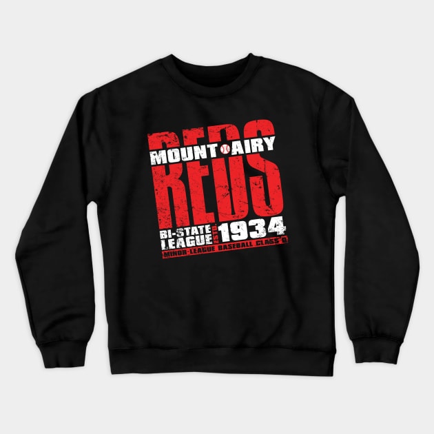 Mount Airy Reds Crewneck Sweatshirt by MindsparkCreative